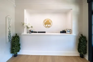 Front desk inside Lowcountry Family dentistry in Murrells Inlet, SC